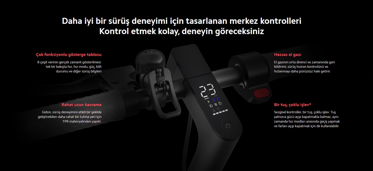 Kullanıyorum Xiaomi Mi Scooter Pro 2 Özellikleri 