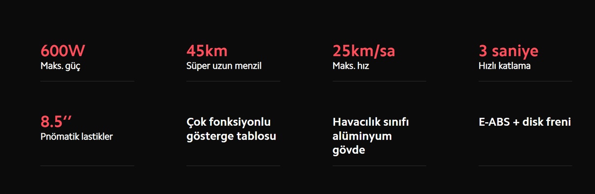 Kullanıyorum: Xiaomi Mi Scooter Pro 2 Özellikleri