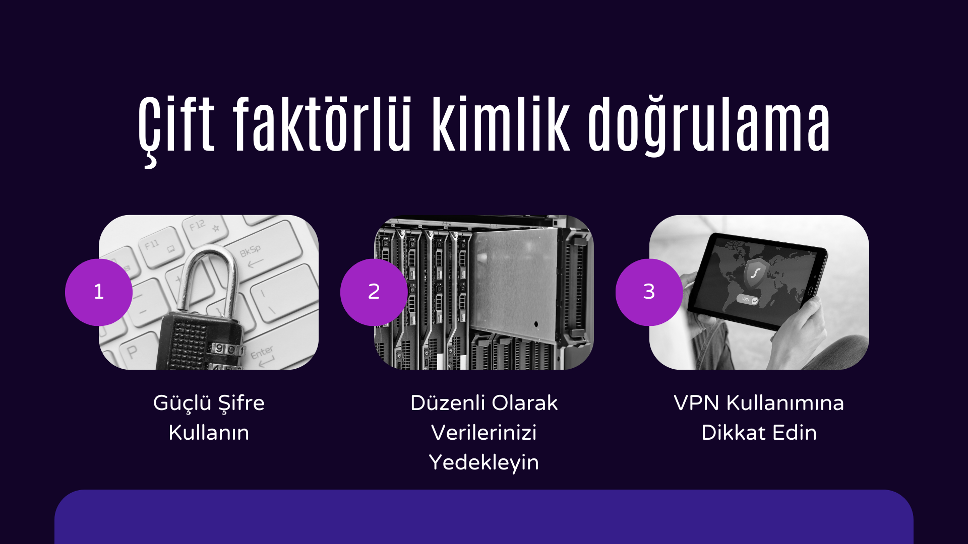 Çift Faktörlü Kimlik Doğrulama